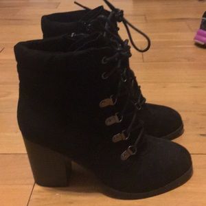 Black Heeled Booties (Candies, Kohl’s)